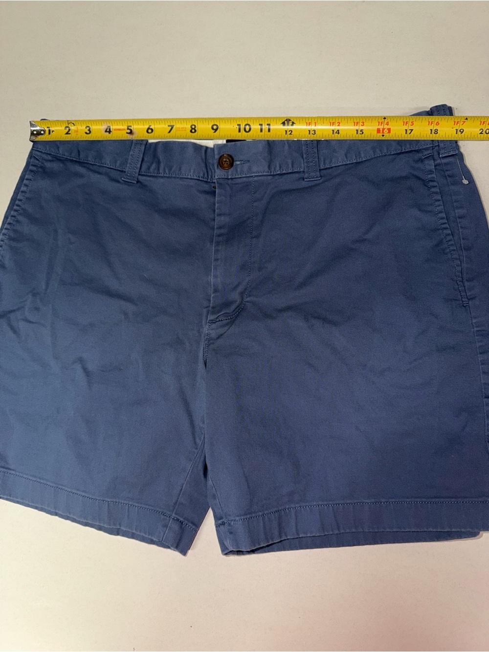 Mens J. Crew Navy Chino Shorts 7” Inseam Size 38 - Picture 4 of 6